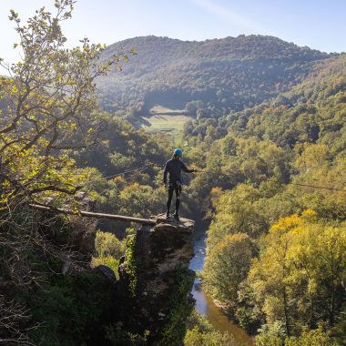 Escalada de árboles en Najac